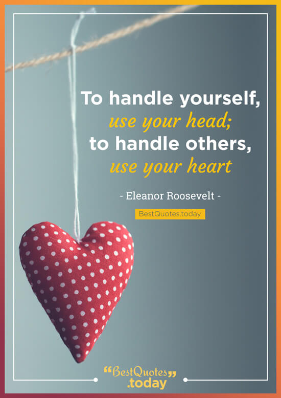 Leadership Quote by Eleanor Roosevelt