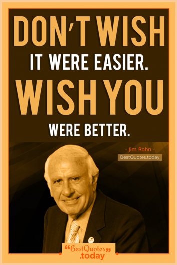 Inspirational Quote by Jim Rohn