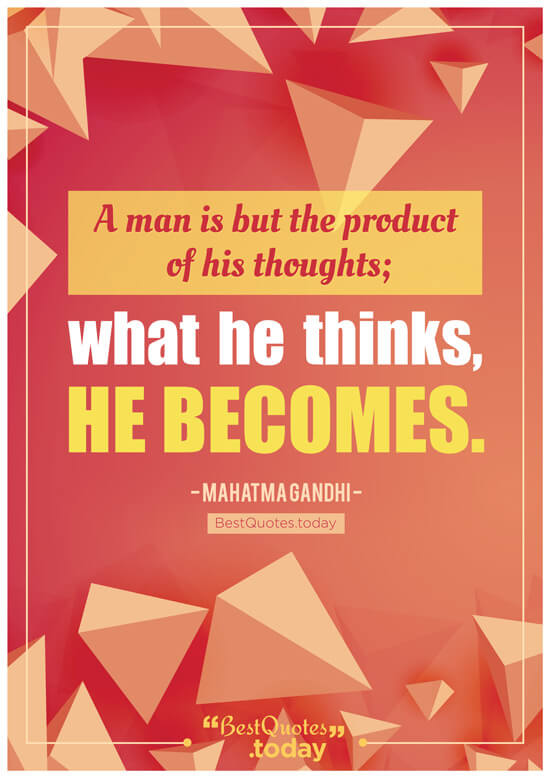 Philosophy Quote by Mahatma Gandhi
