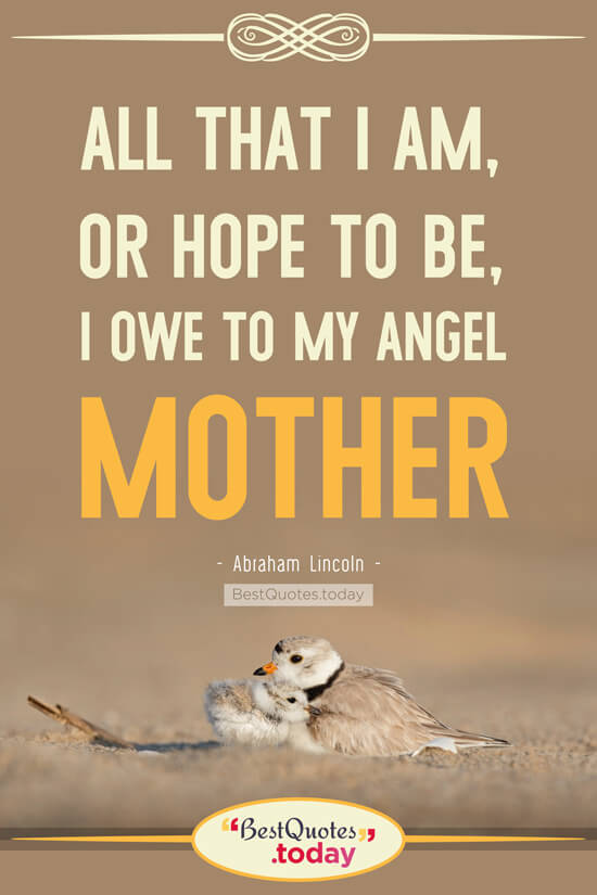 Mother Quote by Abraham Lincoln
