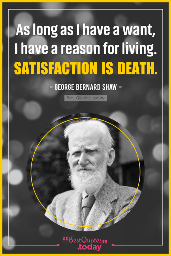 Inspirational Quote by George Bernard Shaw