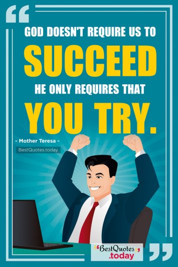Success Quote by Mother Teresa