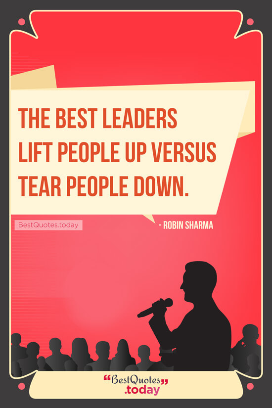 Leadership Quote by Robin Sharma