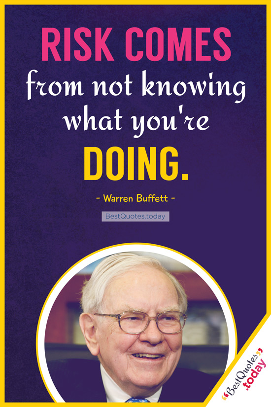 Knowledge Quote by Warren Buffet