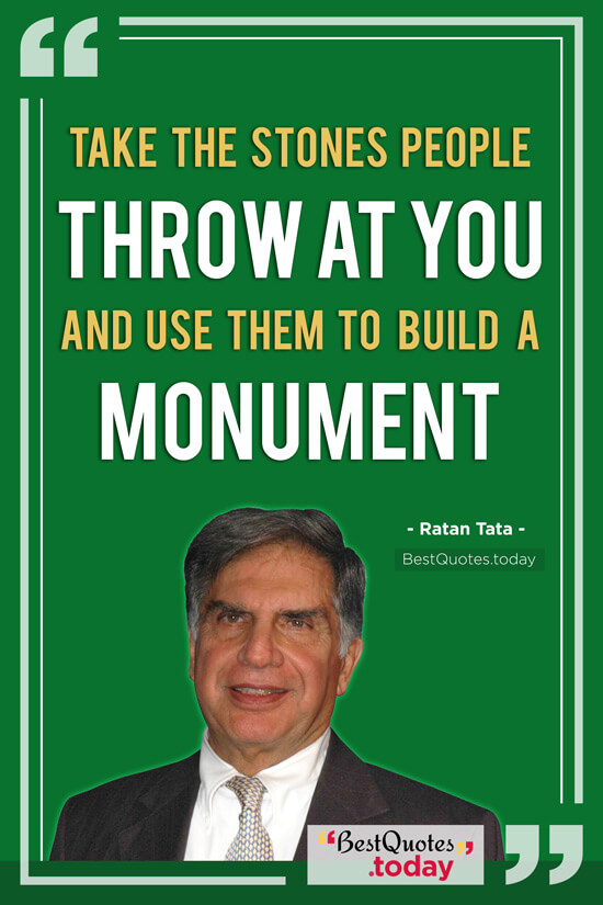 Inspirational Quote by Ratan Tata