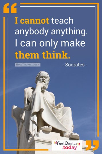 Philosophy Quote by Socrates