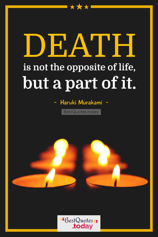 Death & Life Quote by Haruki Murakami