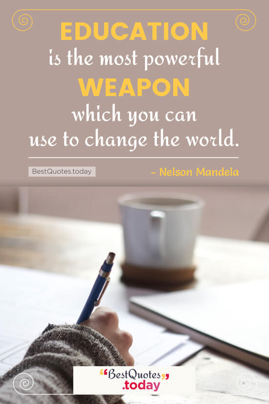 Educational Quote by Nelson Mandela