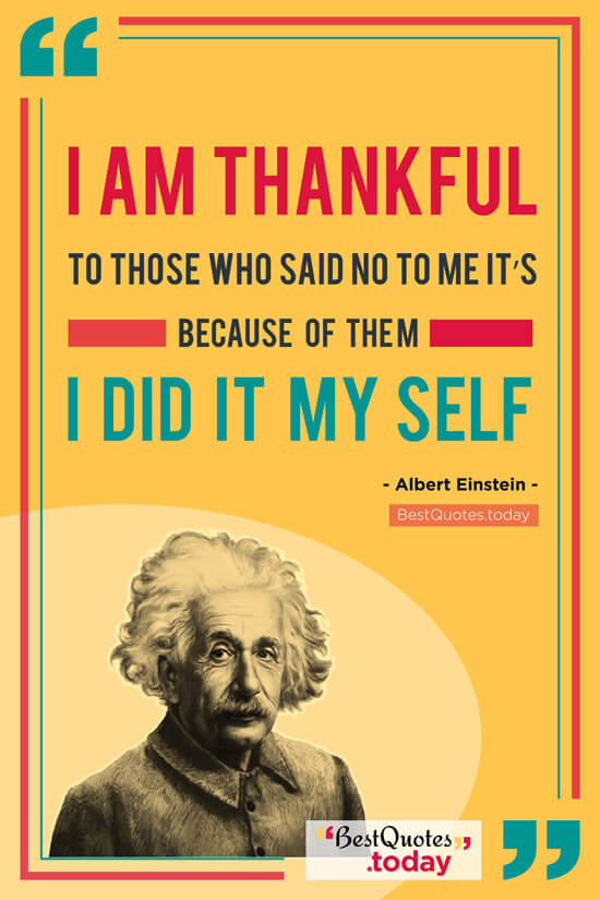 Motivational Quote by Albert Einstein 