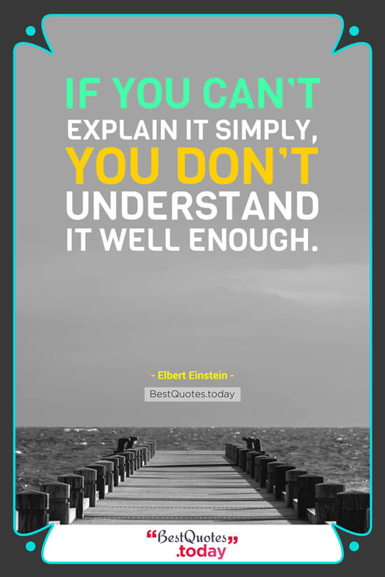 Inspirational Quote by Elbert Einstein