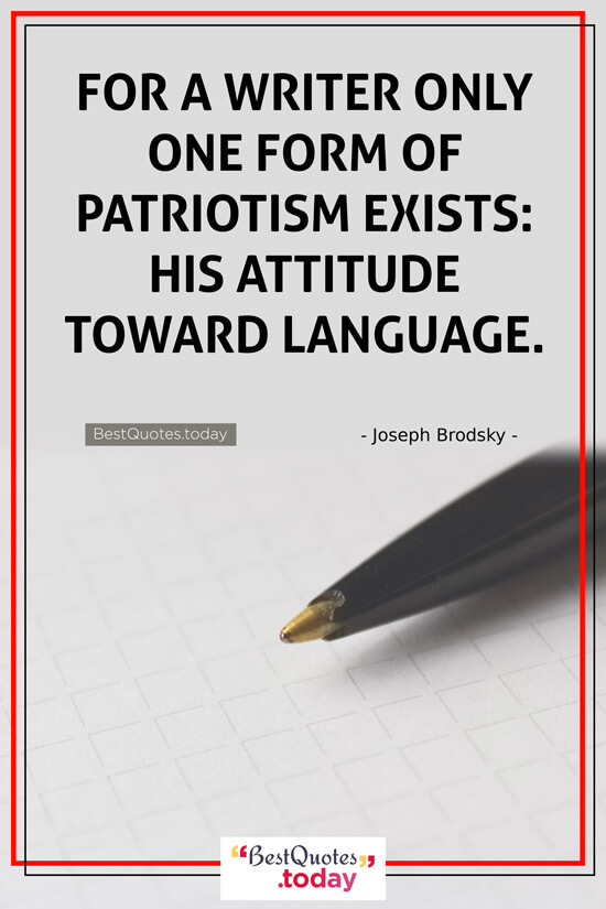 Attitude Quote by Joseph Brodsky