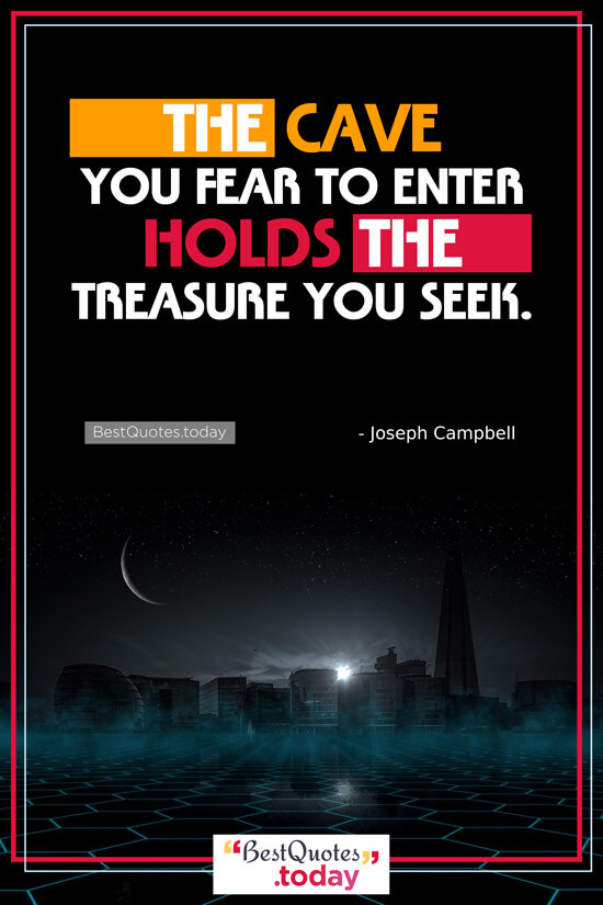 Faith And Inspirational Quote by Joseph Campbell