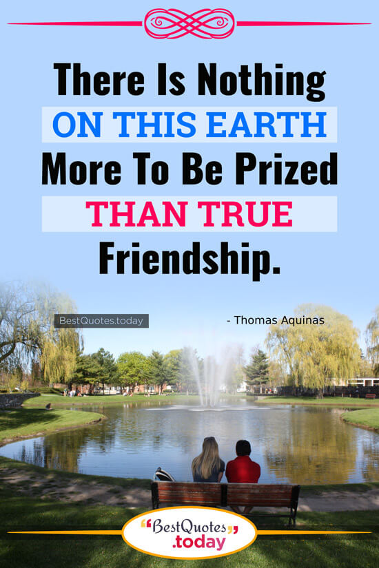 Friendship Quote by Thomas Aquinas