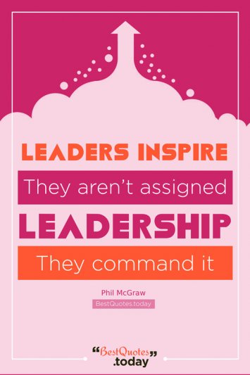 Leadership & Inspirational Quote by Phil McGraw