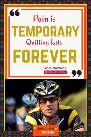 Failure Quote by Lance Armstrong