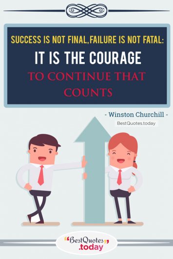 Success & Failure Quote by Winston Churchill