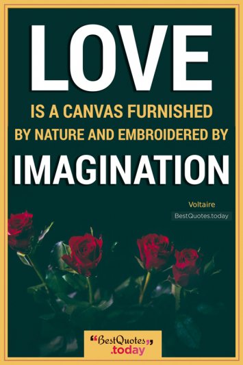 Love Quote by Voltaire