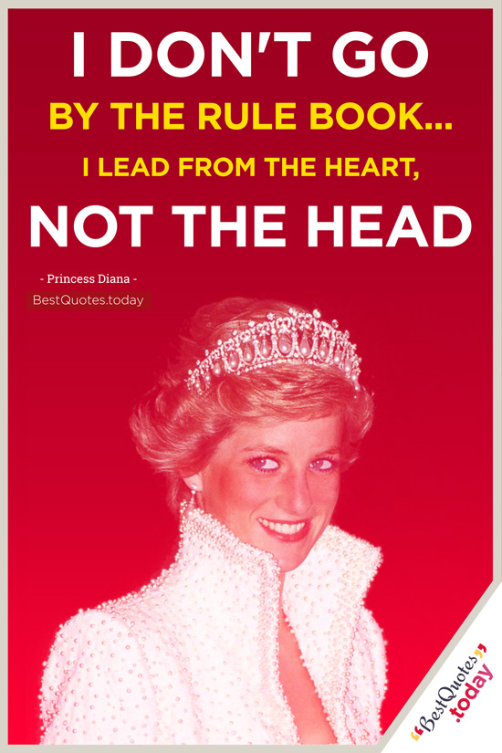 Leadership Quote by Princess Diana