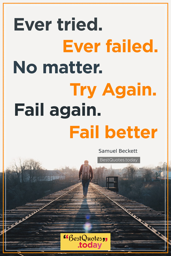 Motivational Quote by Samuel Beckett